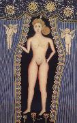 Hirshfield Morris Nude with Cupids oil on canvas